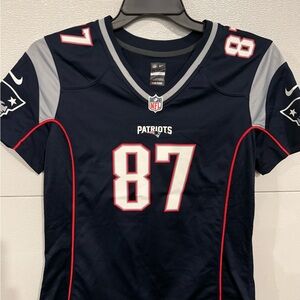 Rob Gronkowski #87 New England Patriots Nike On Field NFL Jersey Womens Large